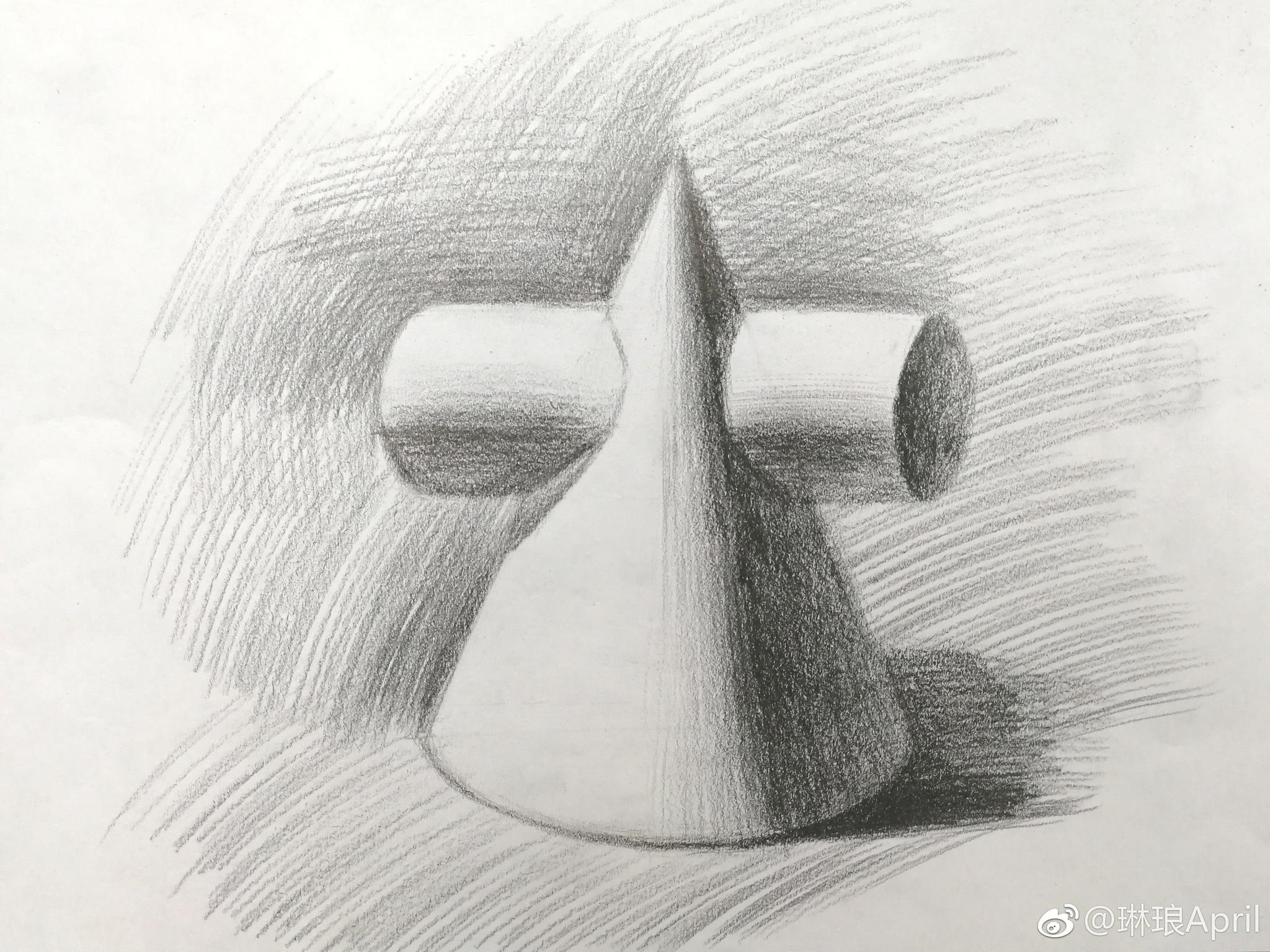 素描练习,问题好多,先争取把长竖线画质直|竖线|素描|画质_新浪新闻