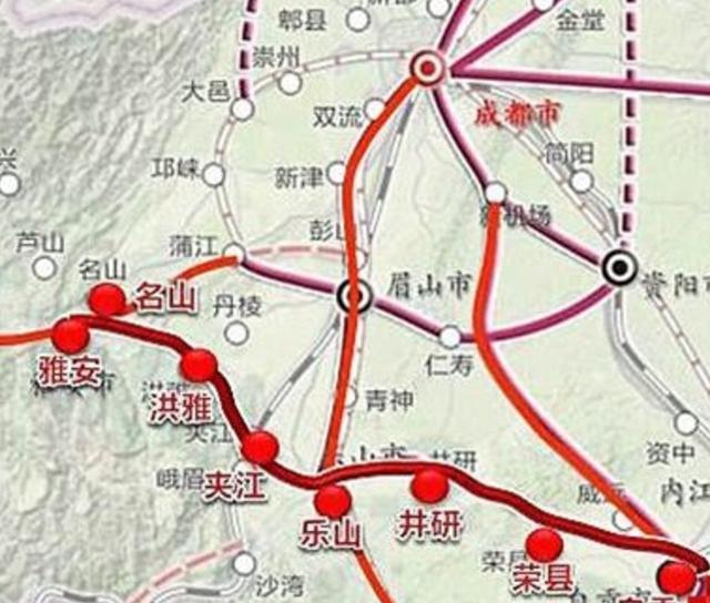 高铁新时代,雅眉乐自城际铁路或2020开工,这些地方风景最美
