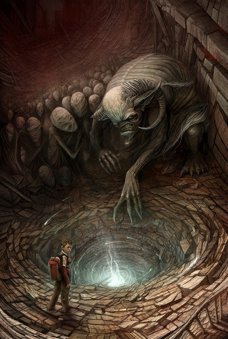 诡异与黑暗插画俄罗斯插画家anton semenov
