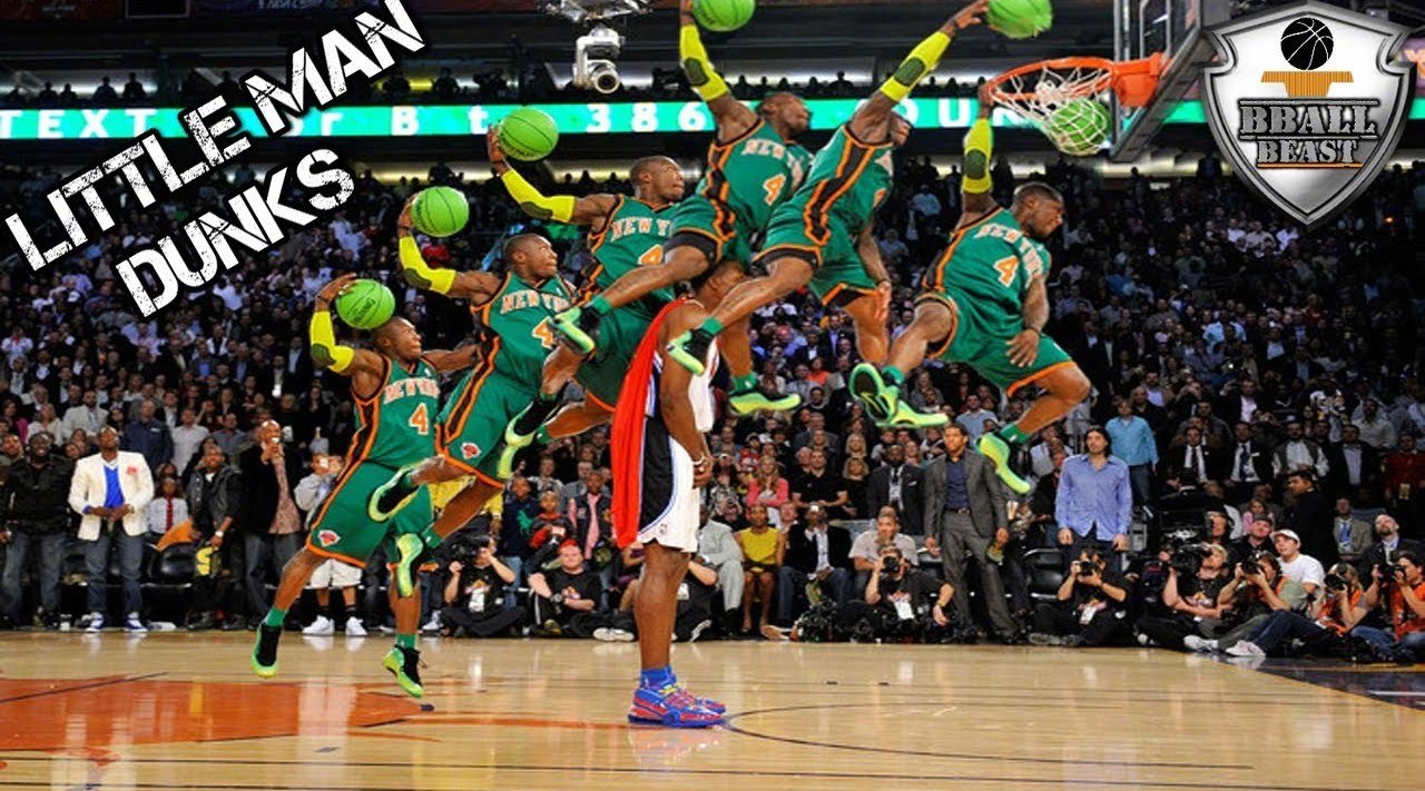 盘点nba中小个扣篮合辑,有些扣篮动作超级舒展,真心美如画,还有内特