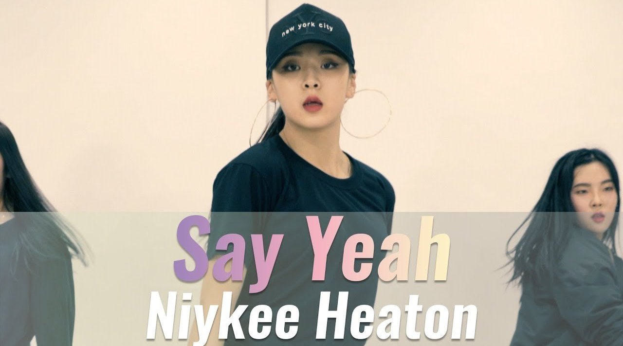 舞蹈niykee heaton《say yeah》舞蹈练习,被领舞的小.