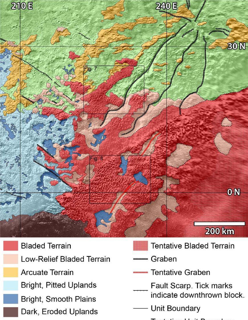 冥王星巨大冰刃地形的起源