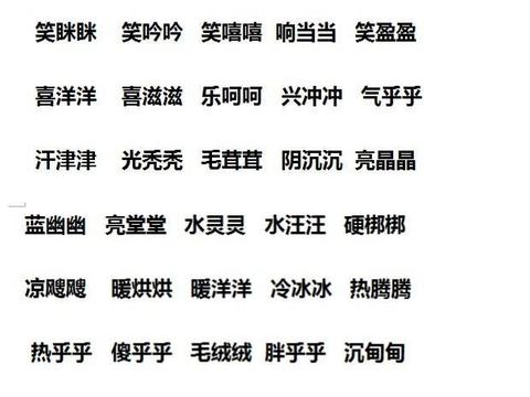 小学语文“叠词”汇总,AAB、ABB、ABAB、ABCC,快为孩子收藏|收藏|叠词|语文_新浪新闻