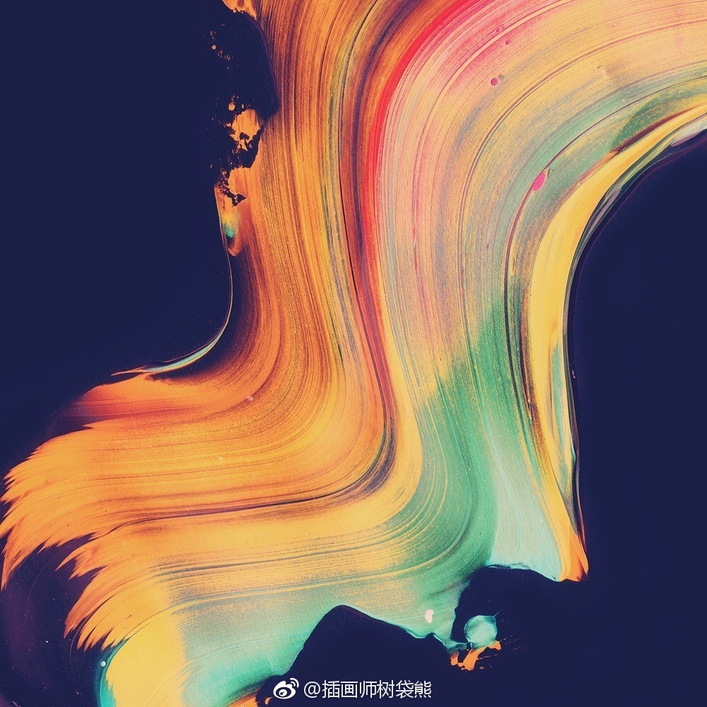 澳大利亚艺术家jackvanzet流动的色彩设计作品身兼创意总监和音乐