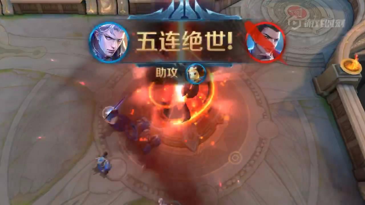 王者荣耀:荣耀上路第一砍王了解下,一刀一个人头,五杀太轻松!