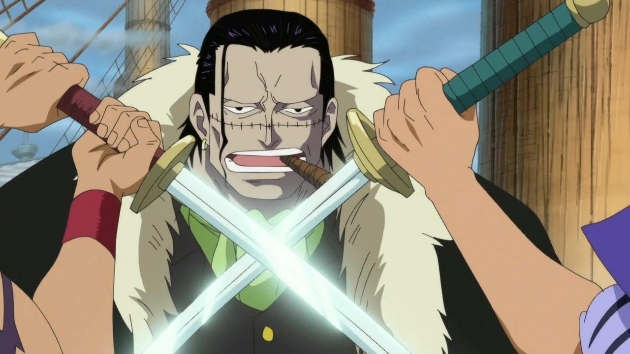 克洛克达尔一直打不过路飞老沙与路飞两次对战都是输