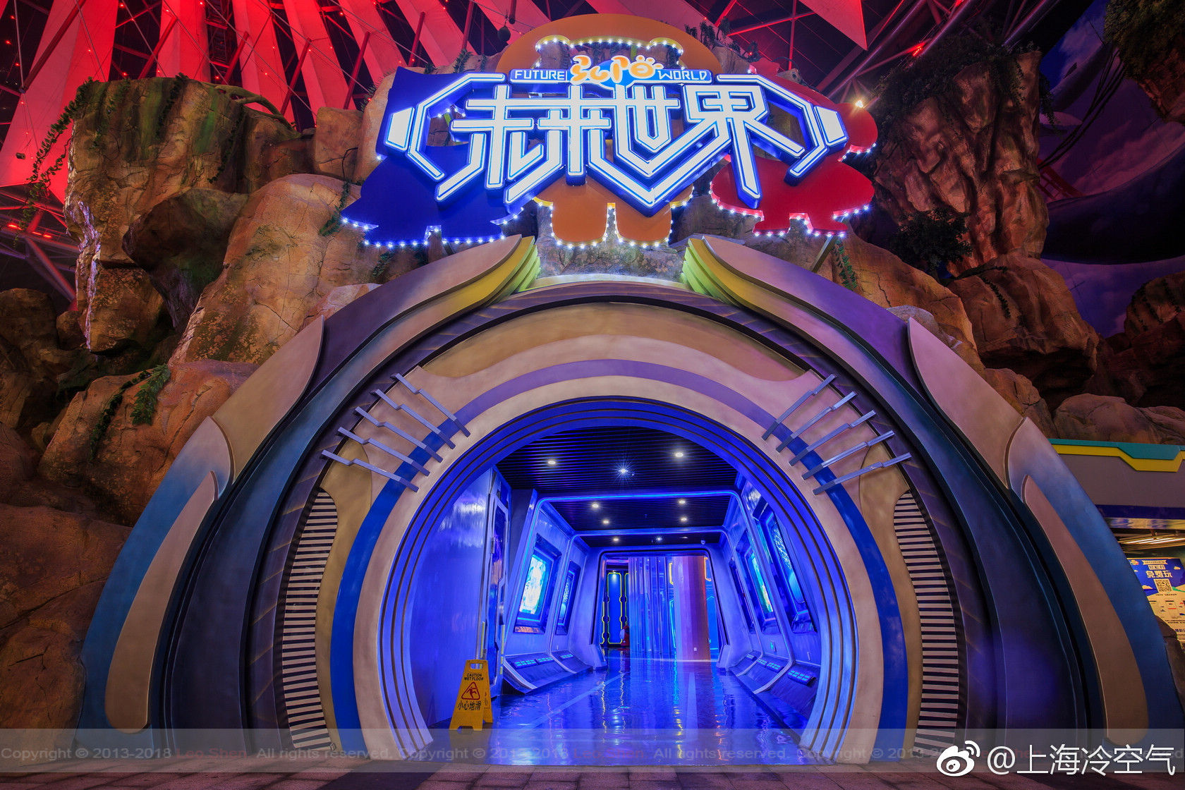 完全没有想到弘阳未来世界主题乐园的占地面积竟然高达10万㎡