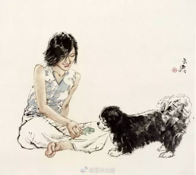 李云德水墨人物作品欣赏