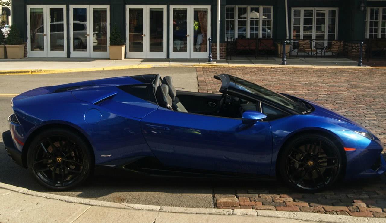 敞篷兰博基尼huracán lp610-4 spyder