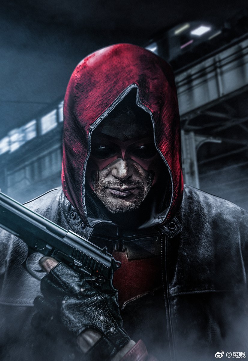 bosslogic用jensen ackles形象制作的新图:红头罩jason todd.