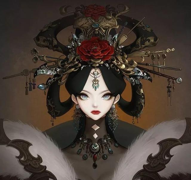 插画师dadachyo达达踔作品赏析丨漂亮的神仙姐姐