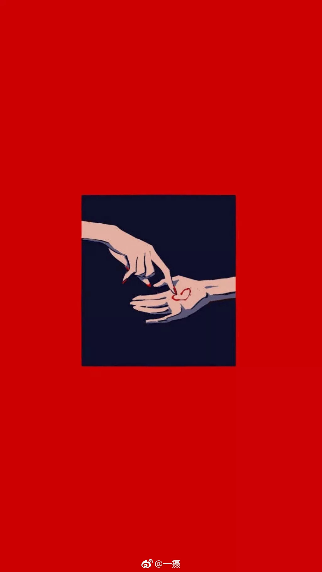 po一组红色手机壁纸点赞祝你九月红红火火②