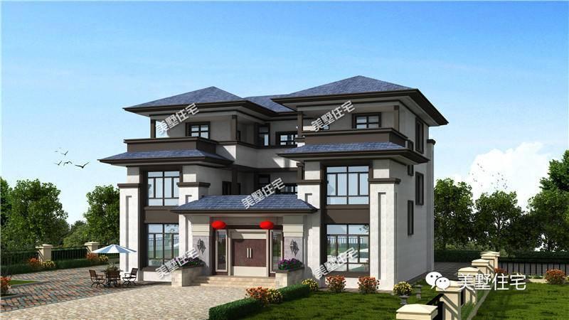 36栋农村中式别墅, 这才是中国住的房子, 美翻了!