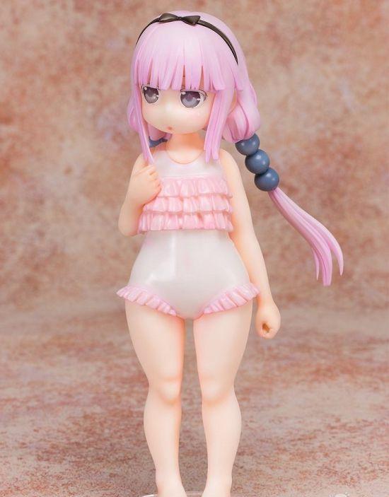 《小林家的妹抖龙》康娜新泳装手办 粉色系萌翻天