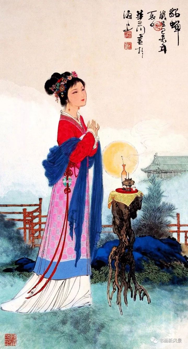 貂蝉贵妃出浴图贵妃出浴图同醉月怀巫山神女春馀图春 意