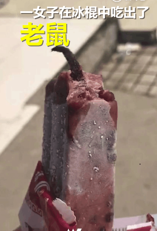 女子吃冰棍吃出老鼠要求赔偿五万, 商家的回答引起公愤