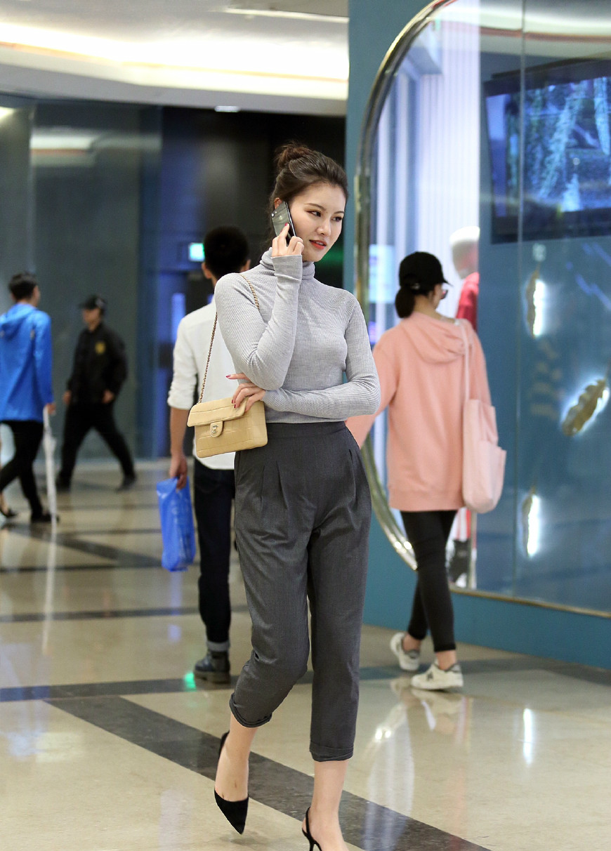 街拍太古里小姐姐