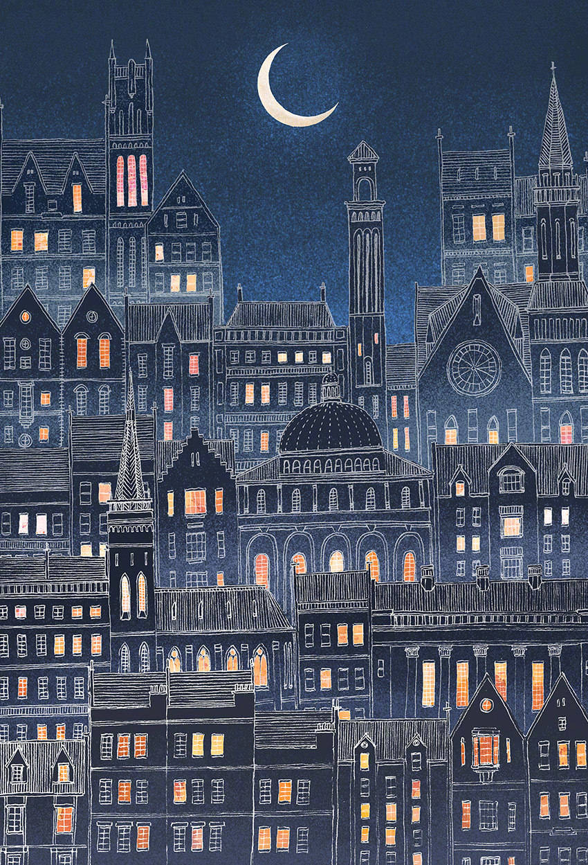 英国插画师,建筑师 david fleck 绘画作品