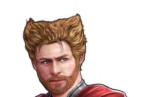 1,漫威雷神索尔,什么样的发型都可以驾驭,换成了长发的造型,竟然如此