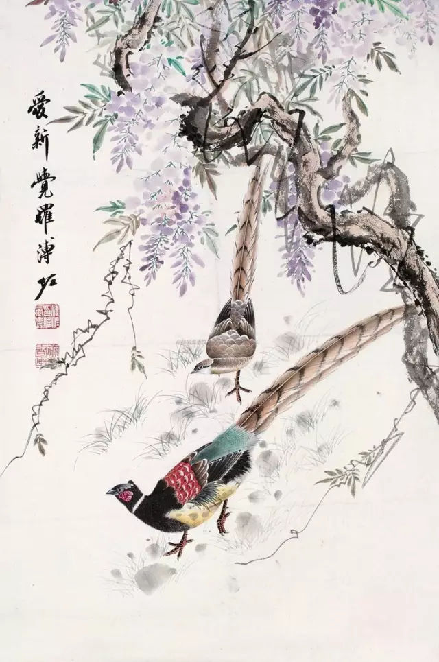 花鸟画|溥雪斋|溥佐_新浪新闻