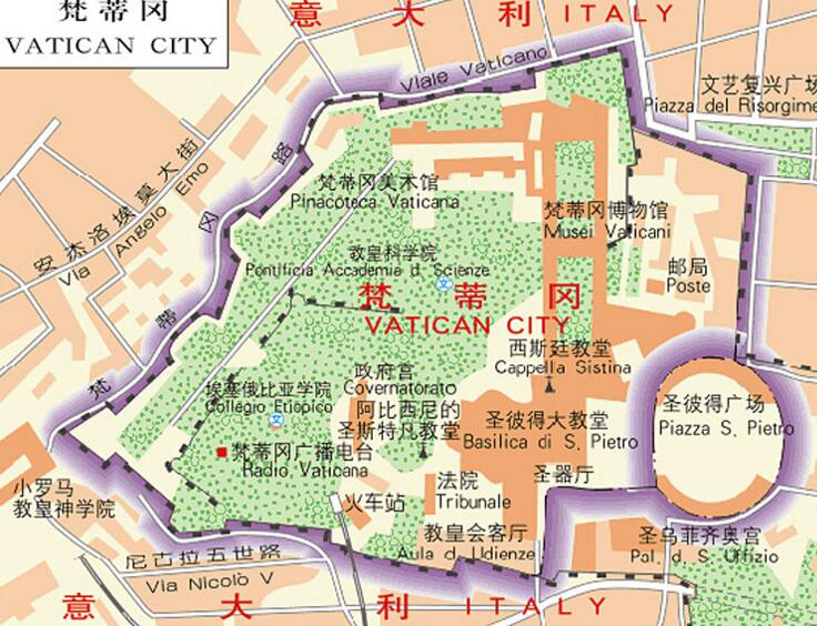 当今的世界上最特殊的梵蒂冈