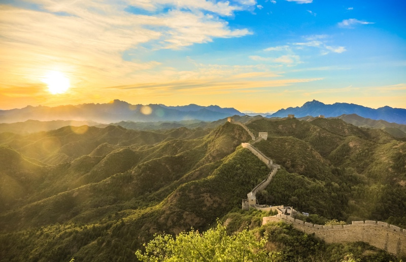 世界中古七大奇迹之一中国万里长城最精华地段在金山岭
