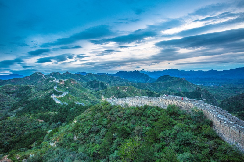 世界中古七大奇迹之一中国万里长城最精华地段在金山岭