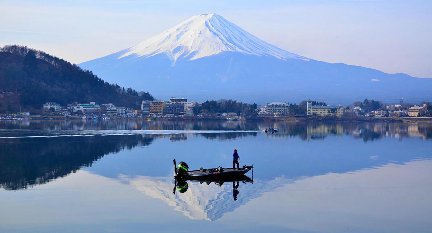 日本富士山的美景