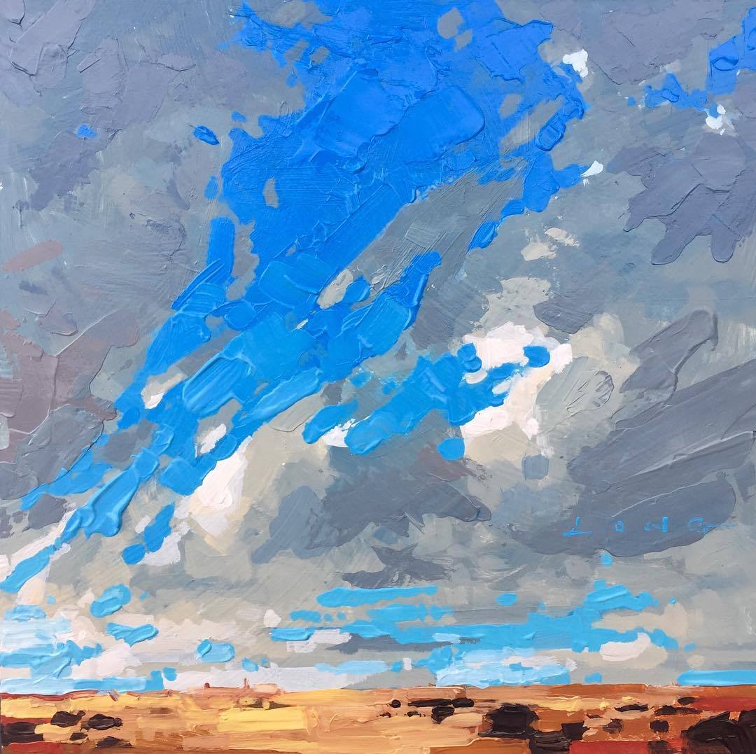 chrislong梦幻般的水粉天空配色值得参考