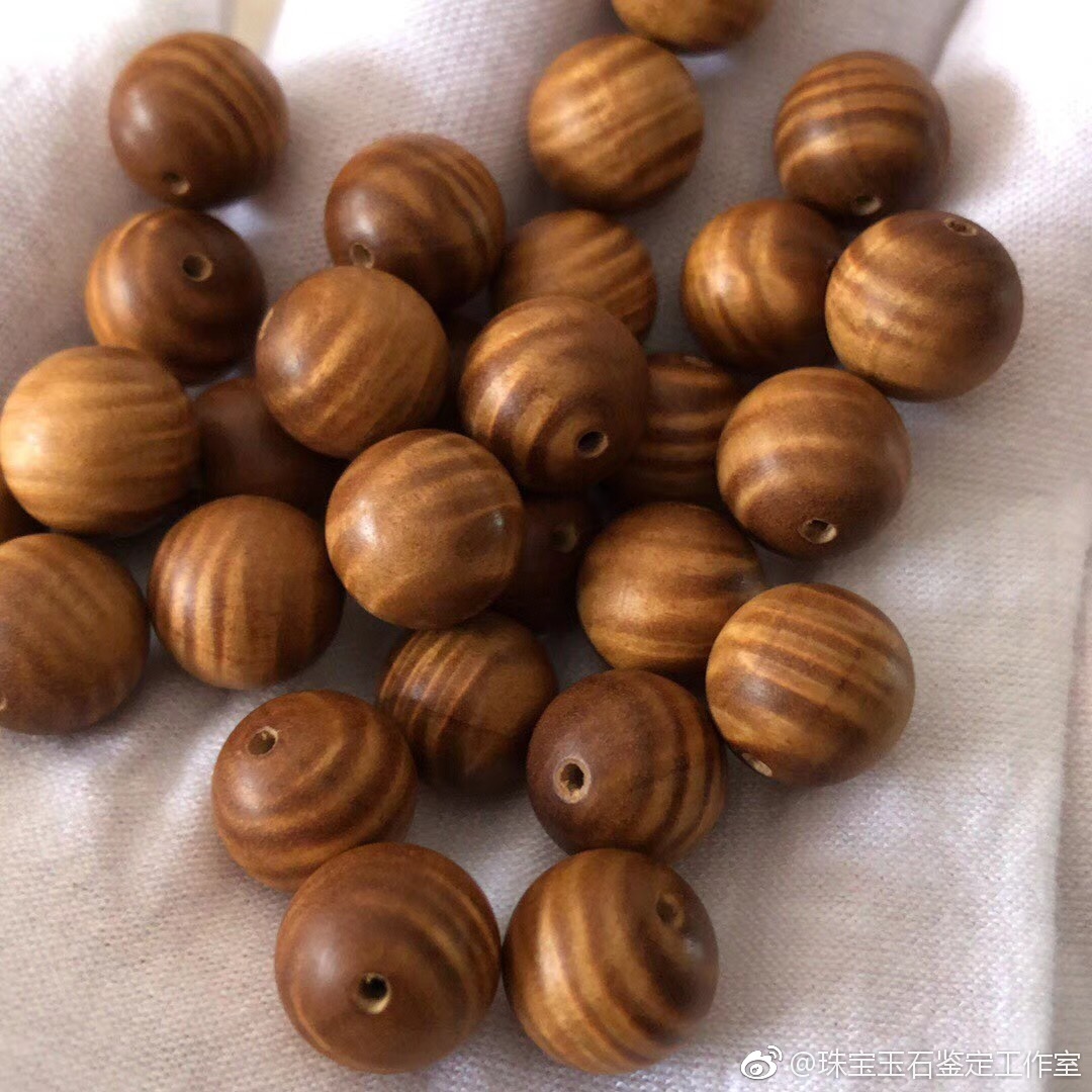 老山檀水波纹稀罕高货