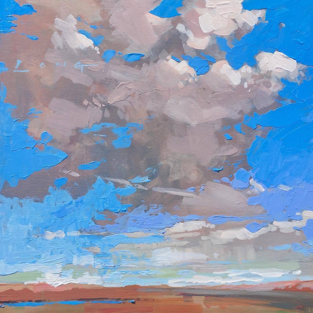 chrislong梦幻般的水粉天空配色值得参考