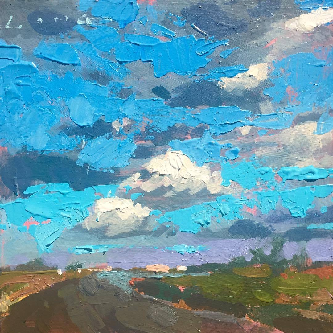 chrislong梦幻般的水粉天空配色值得参考