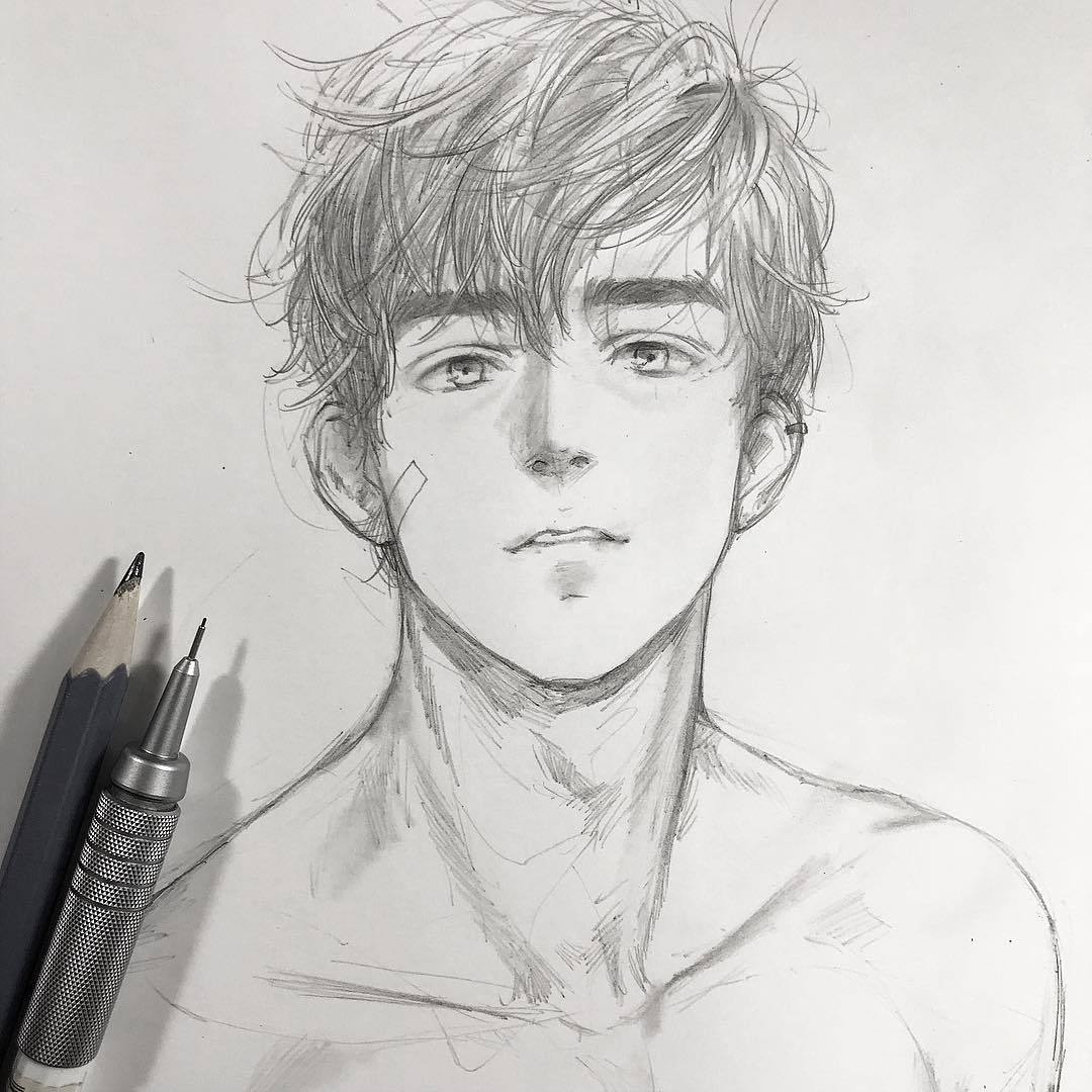 chibana自动铅笔下的9种不同类型的男生画作风格穿梭在写|画师|画作