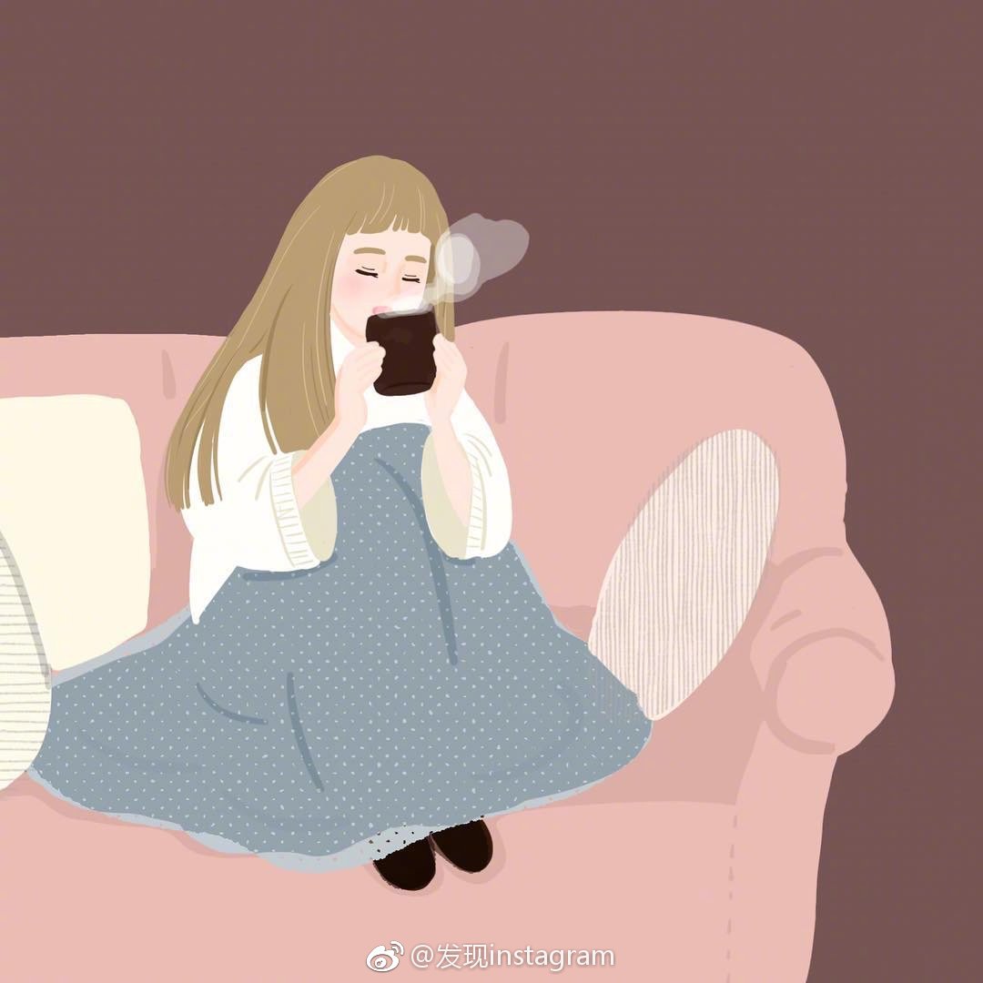 享受独处时光的少女insminiillust