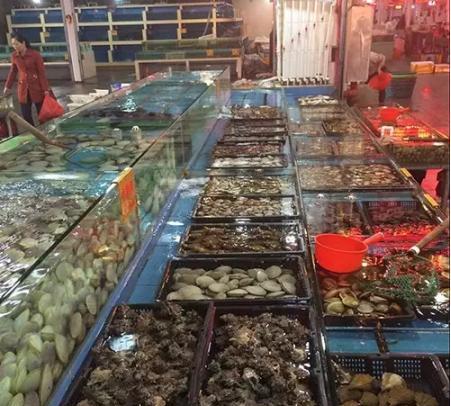 马尾海产品批发市场