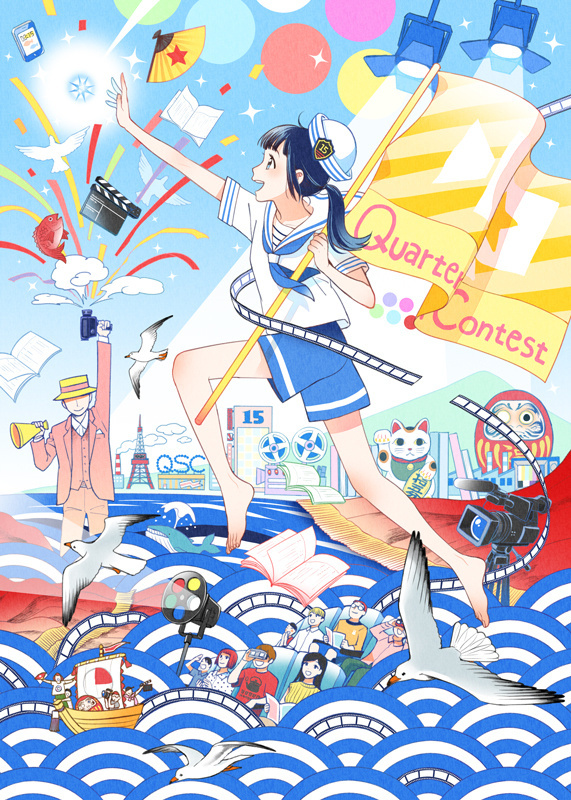 画里美好的颜色渲染出青春的色彩来自画师染谷