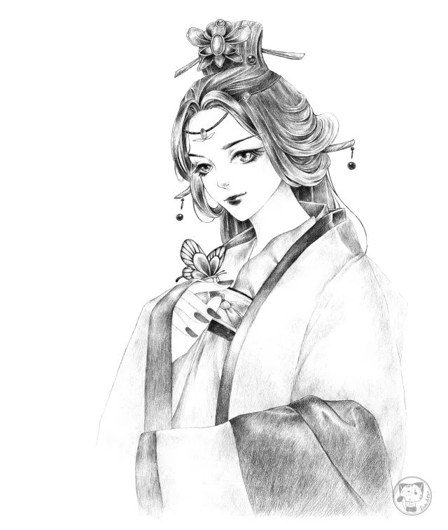 超详细的古风美女上色教程快来学啦