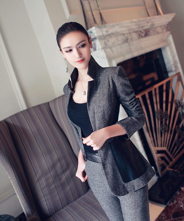 ol风西服套装 穿出英姿飒飒的冷艳女王范!