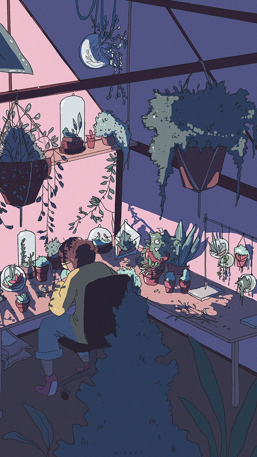 插画高清无水印手机壁纸by插画师mienar第54期