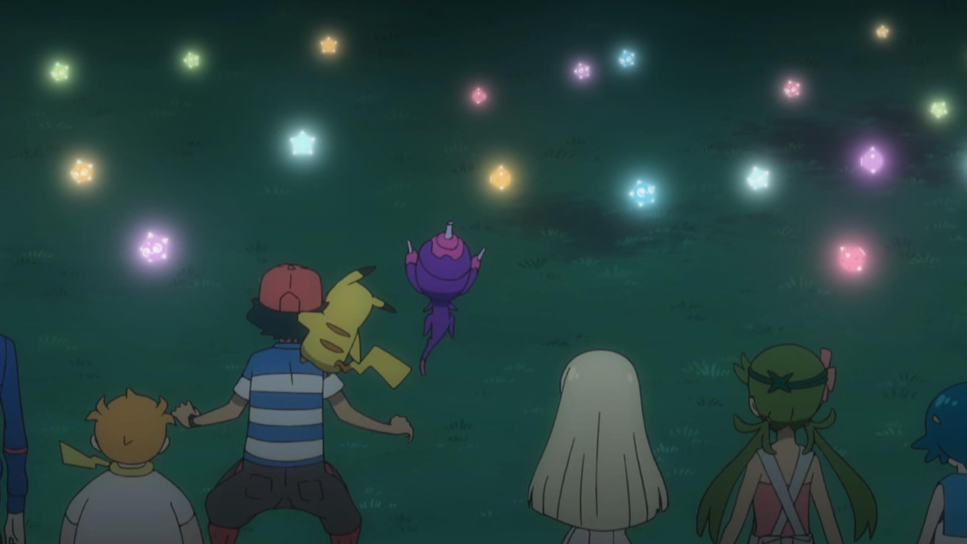 神奇宝贝日月79来自宇宙的小陨星登场神兽烈空坐怒刷存在感