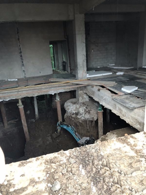 长春业主私挖地下室?
