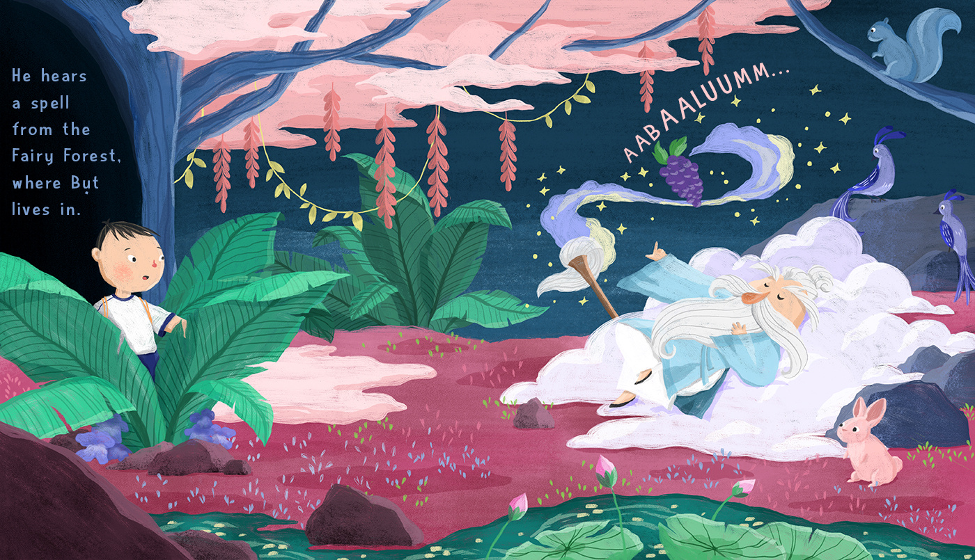 秋色童话梦世界. / by.bon illustration.