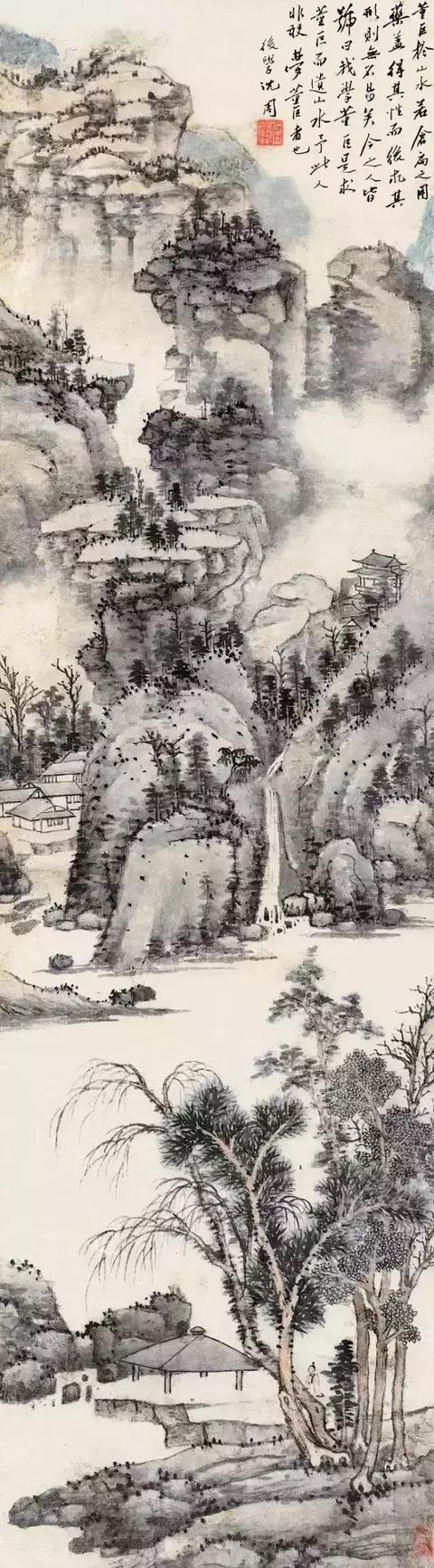 沈周最精彩的10张山水画作品明朝四家里扛把子的人喜欢