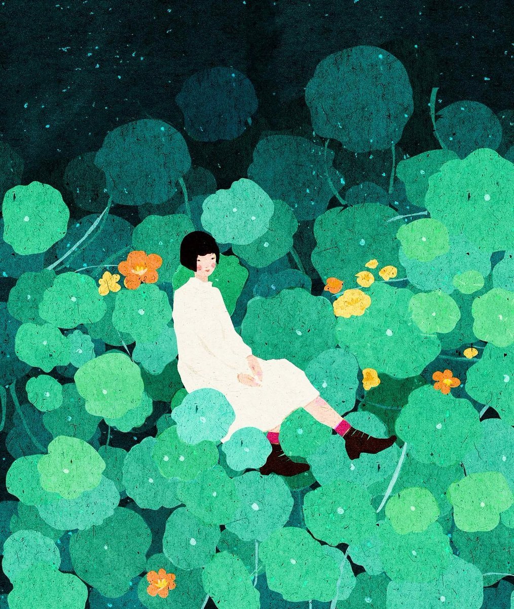花草中 | 越南插画师 xuan loc xuan