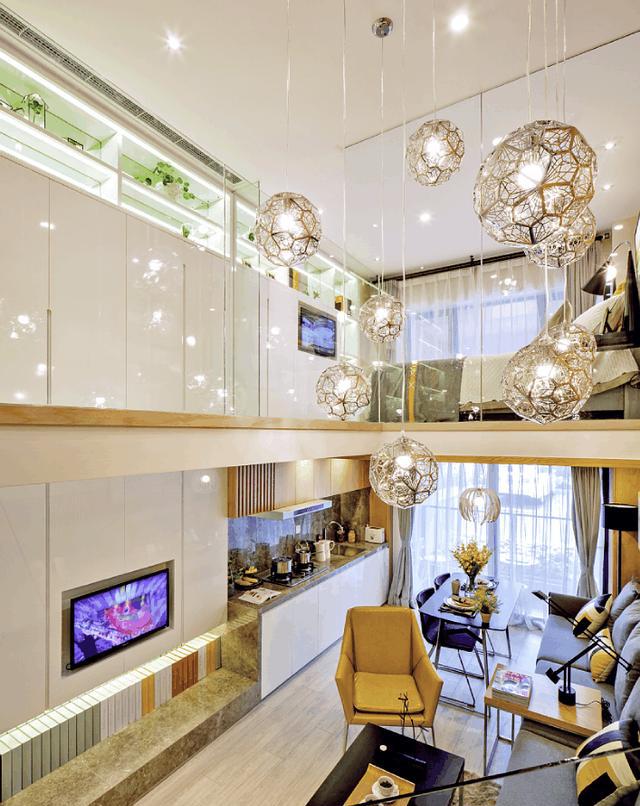 复式loft装修,主卧,带儿童房,小区里都来借鉴