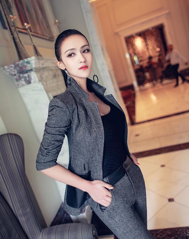 ol风西服套装 穿出英姿飒飒的冷艳女王范!