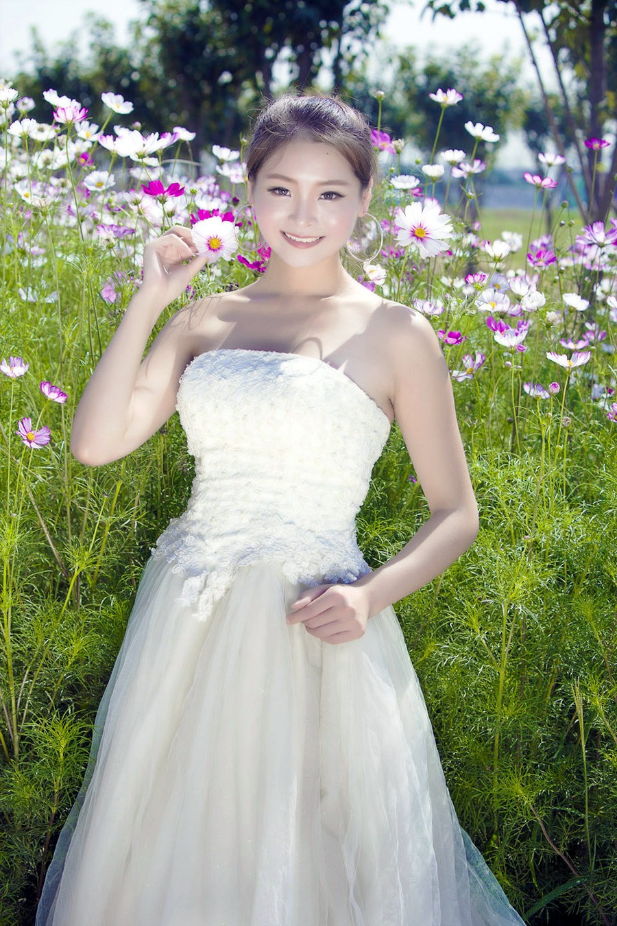 花朵|女孩|人像摄影_新浪新闻