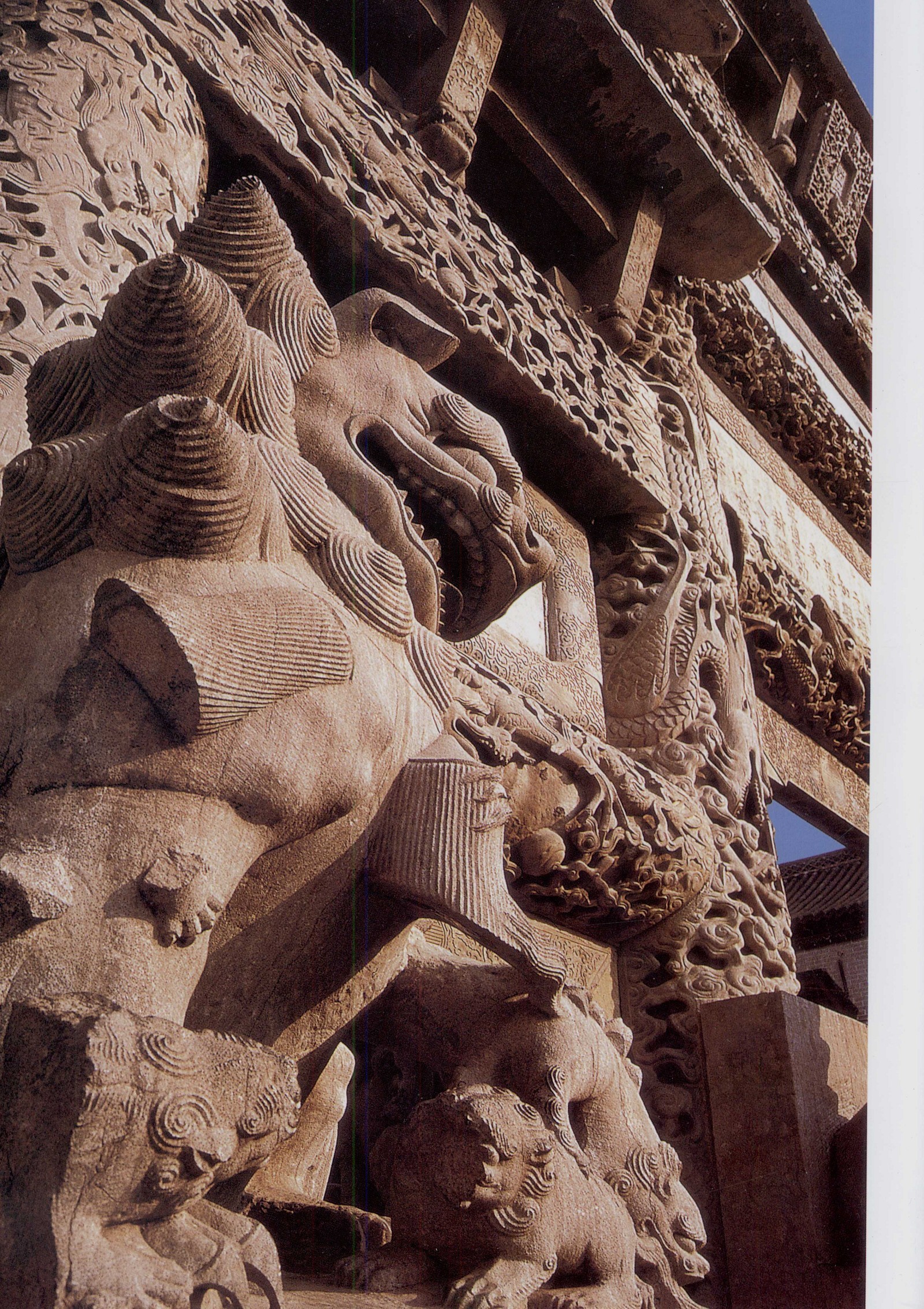 中国古代建筑元素石雕