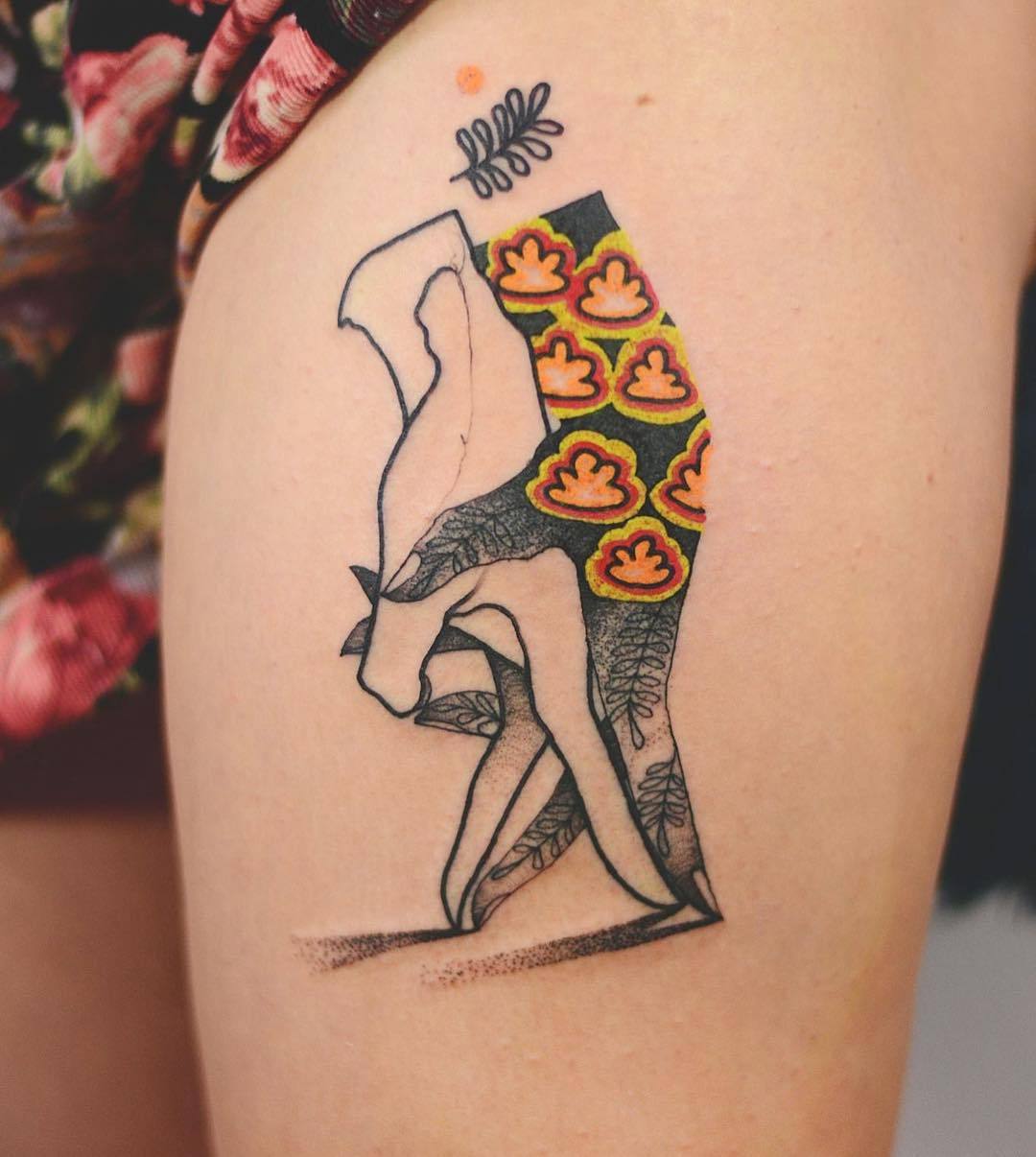 布满霓虹细节的迷幻纹身 | 波兰弗罗茨瓦夫纹身艺术家乔 joanna swirs