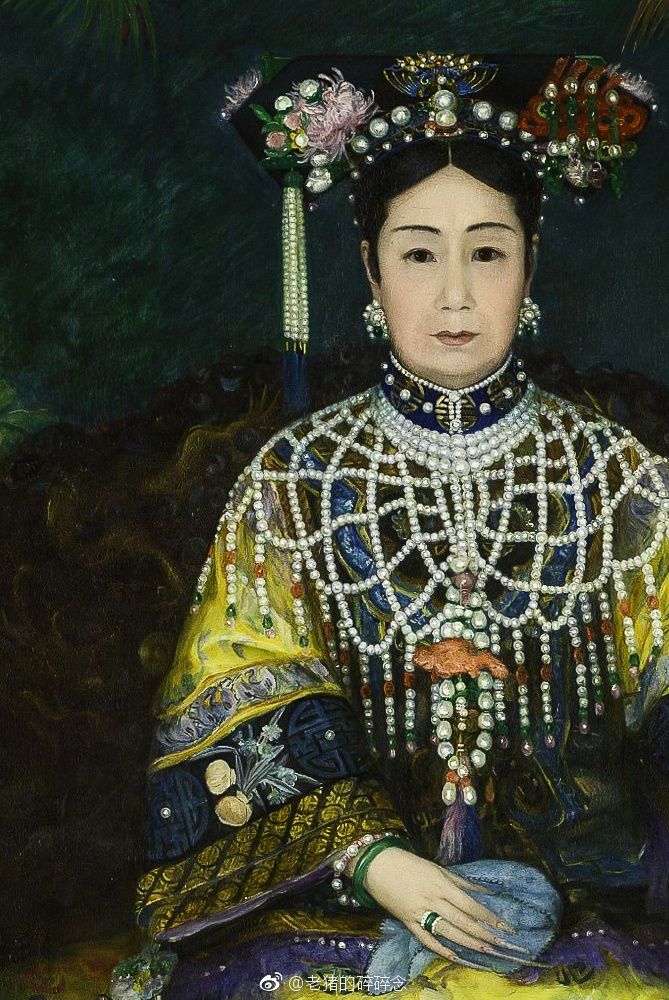 慈禧皇太后的油画